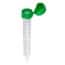 Cole-Parmer Centrifuge Tubes with Flip-Cap, Sterile, Polypropylene, Conical Bottom, 15 mL; 25/Bag, 20 Bags/CS