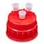 Cole-Parmer M-Vac Jr. Vacuum Bottle, Polypropylene, 2 L with Barbed Fitting Cap