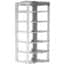 Cole-Parmer Vertical/Chest Freezer Rack for Standard 2" Boxes, 6 box capacity