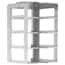 Cole-Parmer Vertical/Chest Freezer Rack for Standard 2" Boxes, 4 box capacity