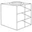 Cole-Parmer Vertical/Chest Freezer Rack for Standard 2" Boxes, 3 box capacity
