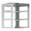 Cole-Parmer Vertical/Chest Freezer Rack for Standard 2" Boxes, 3 box capacity