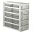 Cole-Parmer Upright Freezer Drawer Rack for Standard 2" Boxes, 2 x 5 Array