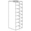 Cole-Parmer Vertical/Chest Freezer Rack for Standard 2" Boxes, 8 box capacity