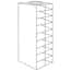 Cole-Parmer Vertical/Chest Freezer Rack for Standard 2" Boxes, 9 box capacity