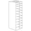 Cole-Parmer Vertical/Chest Freezer Rack for Standard 2" Boxes, 11 box capacity