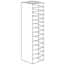 Cole-Parmer Vertical/Chest Freezer Rack with Spring Clips for Standard 2" Boxes, 14 box capacity