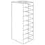 Cole-Parmer Vertical/Chest Freezer Rack for Mini 2" Boxes, 9 box capacity