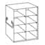 Cole-Parmer Upright Freezer Rack for Large 2" Boxes & 100-Cell Cryoboxes, 2 x 4 Array