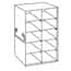 Cole-Parmer Upright Freezer Rack for Large 2" Boxes & 100-Cell Cryoboxes, 2 x 5 Array