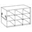 Cole-Parmer Upright Freezer Rack for Large 2" Boxes & 100-Cell Cryoboxes, 3 x 3 Array