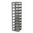 Cole-Parmer Vertical/Chest Freezer Rack for 100-Cell Hinged Plastic Boxes, 10 box capacity