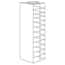 Cole-Parmer Vertical/Chest Freezer Rack for 100-Cell Hinged Plastic Boxes, 12 box capacity