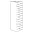 Cole-Parmer Vertical/Chest Freezer Rack for 100-Cell Hinged Plastic Boxes, 13 box capacity