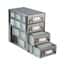 Cole-Parmer Upright Freezer Drawer Rack for 96 Deep-Well Plates or 1 3/4" Max H Boxes, 3 x 4 Array