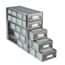 Cole-Parmer Upright Freezer Drawer Rack for 96 Deep-Well Plates or 1 3/4" Max H Boxes, 4 x 5 Array