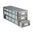 Cole-Parmer Upright Freezer Drawer Rack for 96 Deep-Well Plates or 1 3/4" Max H Boxes, 5 x 3 Array