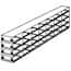 Cole-Parmer Upright Freezer Drawer Rack for 96 Deep-Well Plates or 1 3/4" Max H Boxes, 7 x 4 Array