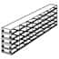 Cole-Parmer Upright Freezer Drawer Rack for 96 Deep-Well Plates or 1 3/4" Max H Boxes, 7 x 5 Array