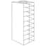 Cole-Parmer Vertical/Chest Freezer Rack for 96 Deep-Well Microtiter Plates or Boxes w/ 1 3/4" Max H, 9 plate or box capacity
