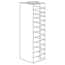 Cole-Parmer Vertical Freezer Rack for 96 Deep-Well Microtiter Plates or Boxes w/ 1 3/4" Max H, 12 plate or box capacity