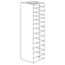 Cole-Parmer Vertical Freezer Rack for 96 Deep-Well Microtiter Plates or Boxes w/ 1 3/4" Max H, 13 plate or box capacity
