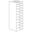 Cole-Parmer Vertical/Chest Freezer Rack for 96 Deep-Well Microtube Boxes or Boxes w/ 2 1/8" Max H, 11 box capacity