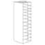 Cole-Parmer Vertical/Chest Freezer Rack for 96 Deep-Well Microtube Boxes or Boxes w/ 2 1/82" Max H, 12 box capacity