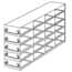 Cole-Parmer Upright Freezer Drawer Rack for Microtube Boxes with 2 7/16" Max Height, 4 x 5 Array