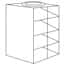Cole-Parmer Vertical/Chest Freezer Rack for Microtube Boxes with 2 7/16" Max Height, 4 box capacity