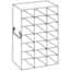 Cole-Parmer Upright Freezer Rack for 25-Place Slide Boxes, 3 x 7 Array