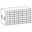Cole-Parmer Upright Freezer Rack for 25-Place Slide Boxes, 6 x 7 Array