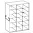 Cole-Parmer Upright Freezer Eco-Rack for Standard 2" Boxes, 3 x 6 Array