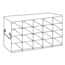 Cole-Parmer Upright Freezer Eco-Rack for Standard 2" Boxes, 5 x 4 Array