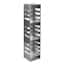 Cole-Parmer Vertical/Chest Aluminum Rack for Standard 2" Boxes, 13 box capacity