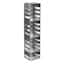 Cole-Parmer Vertical/Chest Aluminum Rack for Standard 2" Boxes, 14 box capacity