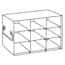 Cole-Parmer Upright Freezer Eco-Rack for Standard 3" Boxes, 3 x 3 Array