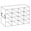 Cole-Parmer Upright Freezer Eco-Rack for Standard 3" Boxes, 4 x 4 Array
