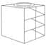 Cole-Parmer Vertical/Chest Half Rack for Standard 3" Boxes, 3 box capacity
