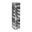 Cole-Parmer Vertical/Chest Aluminum Rack for Standard 3" Boxes, 8 box capacity