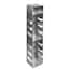 Cole-Parmer Vertical/Chest Aluminum Rack for Standard 3" Boxes, 9 box capacity