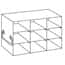 Cole-Parmer Adjustable Upright Freezer Rack for Standard 2" & 3" Boxes; holds (9) 2", (6) 3", or (3) 2"+(3) 3" boxes