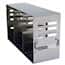 Cole-Parmer Adjustable Upright Freezer Rack for Standard 2" & 3" Boxes; holds (12) 2", (6) 3", or (6) 2"+(3) 3" boxes