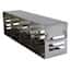Cole-Parmer Adjustable Upright Freezer Rack for Standard 2" & 3" Boxes; holds (12) 2", (8) 3", or (4) 2"+(4) 3" boxes