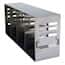 Cole-Parmer Adjustable Upright Freezer Rack for Standard 2" & 3" Boxes; holds (16) 2", (8) 3", or (8) 2"+(4) 3" boxes