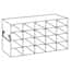 Cole-Parmer Adjustable Upright Freezer Rack for Standard 2" & 3" Boxes; holds (20) 2", (10) 3", or (10) 2"+(5) 3" boxes