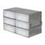 Cole-Parmer Upright Freezer Rack for 50-Cell 0.5 mL Microtube Boxes, 2 x 3 x 2 Array