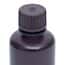 Cole-Parmer Amber Narrow-Mouth Plastic Bottle, HDPE, 60mL (2oz); 12/PK
