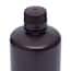 Cole-Parmer Amber Narrow-Mouth Plastic Bottle, HDPE, 1000mL (32oz); 6/PK