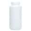 Cole-Parmer Economy Wide-Mouth Plastic Bottle, HDPE, 1000mL (32oz); 6/PK